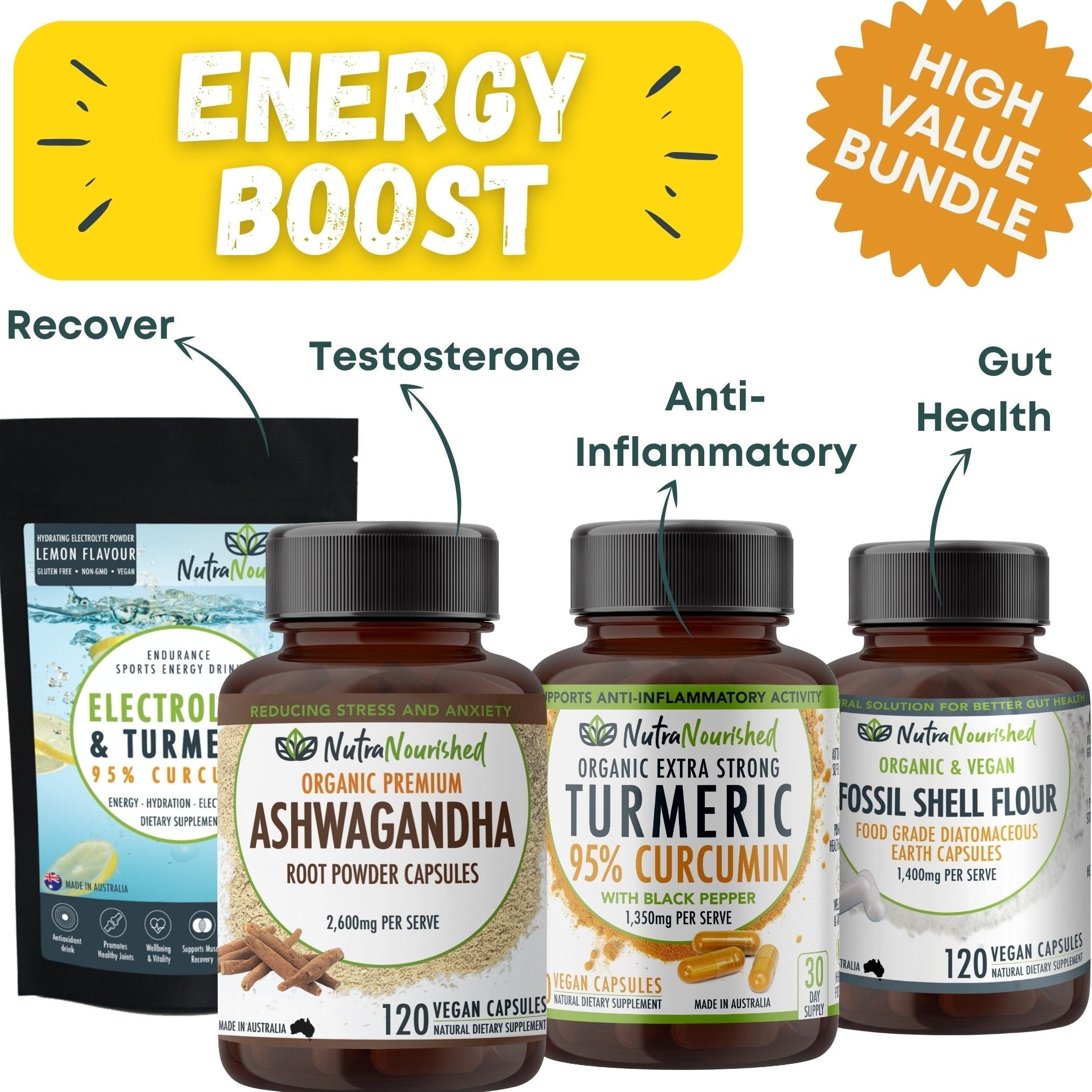 Energy & Health Boost Package - Health & Beauty > Nutrition & Supplements > Vitamins & Supplements