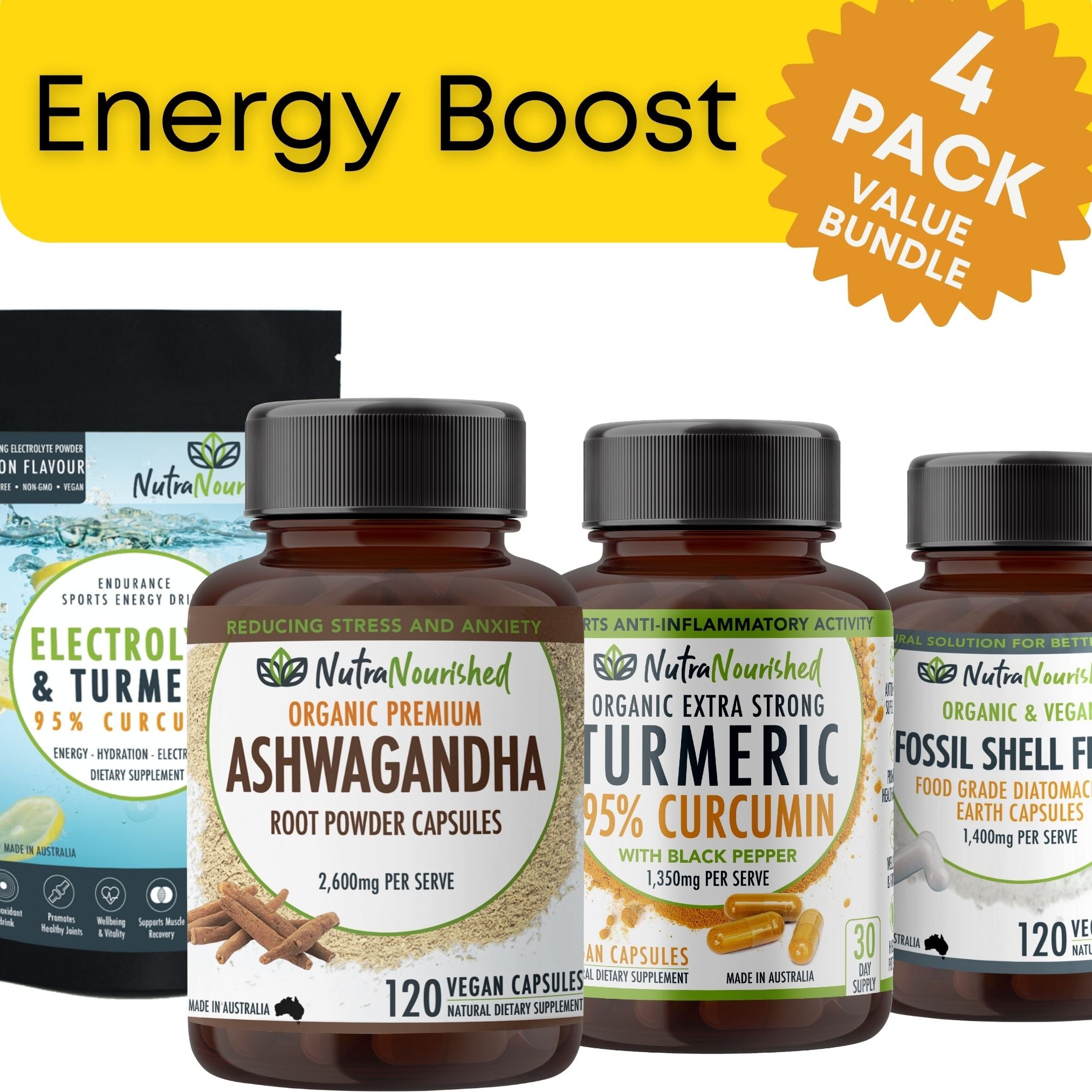 Energy & Health Boost Package - Health & Beauty > Nutrition & Supplements > Vitamins & Supplements