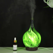 Essential Oil Aroma Diffuser - 100ml Glass Marble Aromatherapy Mist Humidifier - Appliances > Aroma Diffusers &