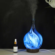 Essential Oil Aroma Diffuser - 100ml Glass Marble Aromatherapy Mist Humidifier - Appliances > Aroma Diffusers &