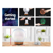 Essential Oil Aroma Diffuser - 100ml Mirror Ball 3D Fireworks Mist Humidifier - Appliances > Aroma Diffusers &