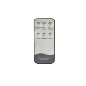 Remote control with six buttons for Essential Oil Aroma Diffuser in light wood grain