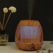 Essential Oil Aroma Diffuser and Remote - 300ml Hollow Ultrasonic Air Humidifier - Appliances > Aroma Diffusers &