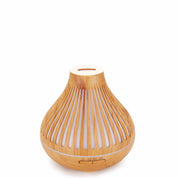 Essential Oil Aroma Diffuser and Remote - 500ml Flat Top Wood Mist Humidifier - Appliances > Aroma Diffusers &