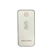 Simple white remote control with three buttons for Grey 240ml Flame Oil Aroma Diffuser