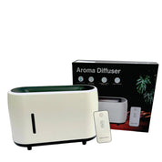 White 240ml Flame Fire Style Air Humidifier with remote and box for oil aroma diffuser