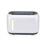 White and gray toaster with yellow feet for the White 240ml Flame Oil Aroma Diffuser