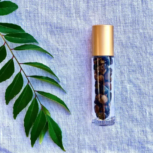 Essential Oil Crystal Gemstone Roller Bottle - Health & Beauty > Massage & Relaxation > Massage Oils