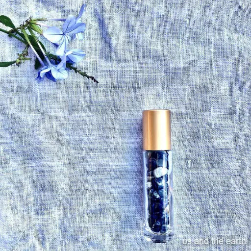 Essential Oil Crystal Gemstone Roller Bottle - Health & Beauty > Massage & Relaxation > Massage Oils