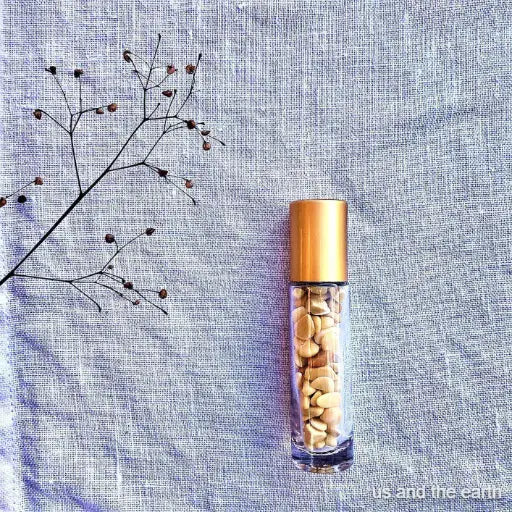 Essential Oil Crystal Gemstone Roller Bottle - Health & Beauty > Massage & Relaxation > Massage Oils