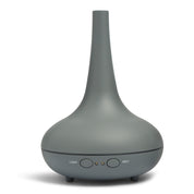 Essential Oil Diffuser Ultrasonic Humidifier Aromatherapy LED Light 200ML 3 Oils - Matte Grey - Appliances > Aroma