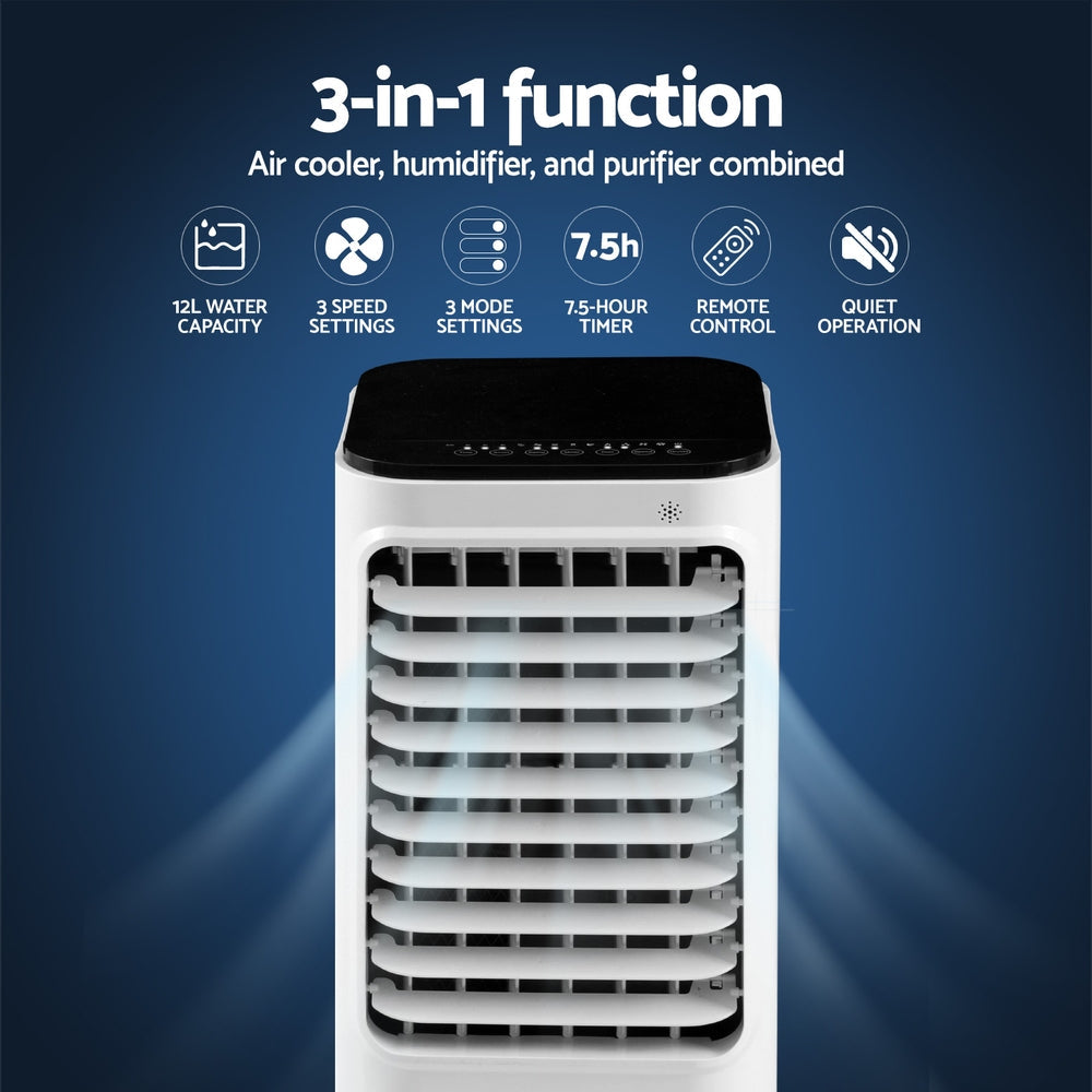 Devanti 12L Evaporative Air Cooler Conditioner - Appliances > Air Conditioners > Evaporative Coolers