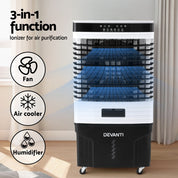 Devanti 60L Evaporative Air Cooler Conditioner - Appliances > Air Conditioners > Evaporative Coolers