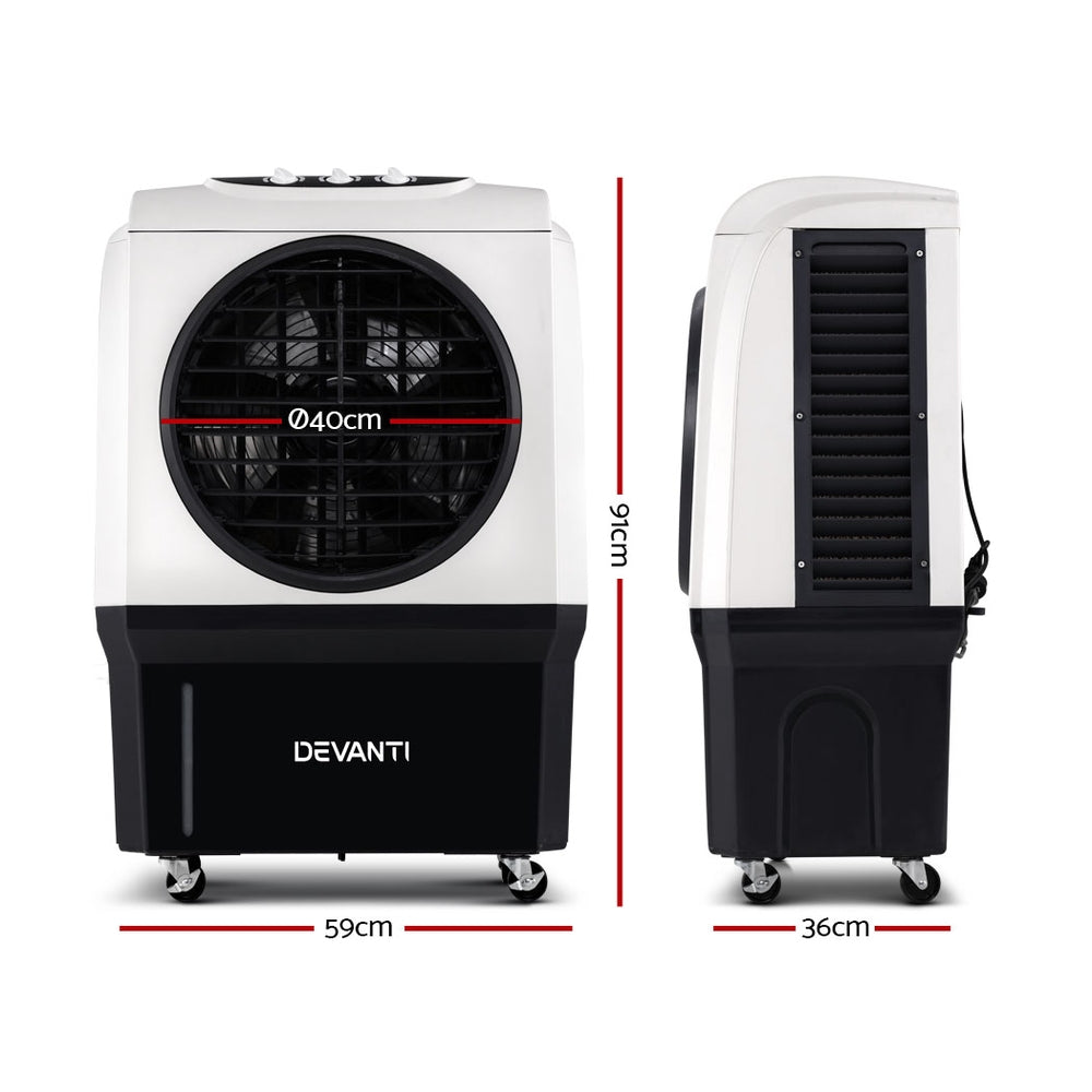 Devanti Evaporative Air Cooler Conditioner 45L - Appliances > Air Conditioners > Evaporative Coolers