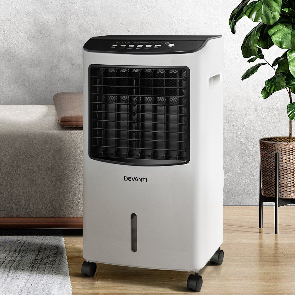 Devanti Evaporative Air Cooler Conditioner 8L - Appliances > Air Conditioners > Evaporative Coolers