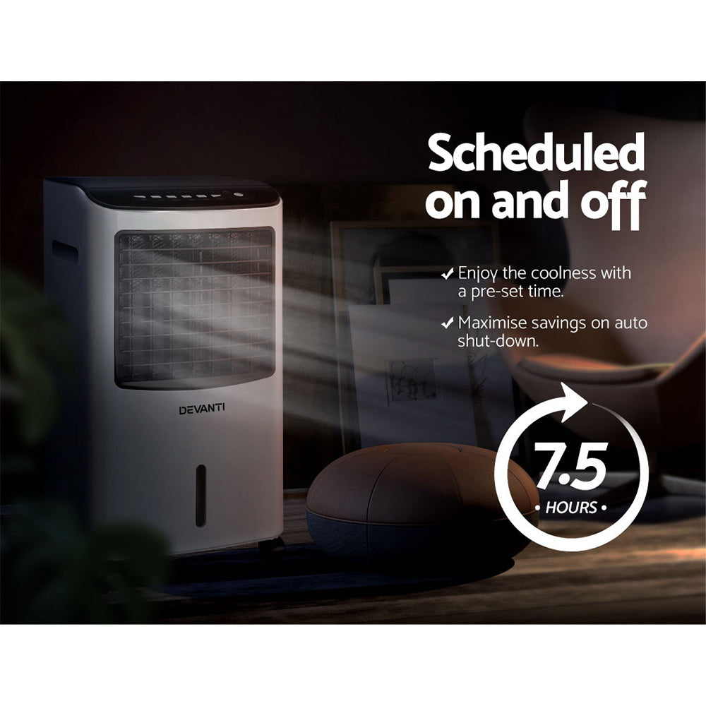 Devanti Evaporative Air Cooler Conditioner 8L - Appliances > Air Conditioners > Evaporative Coolers