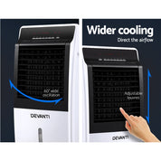 Devanti Evaporative Air Cooler Fan Conditioner 8L - Appliances > Air Conditioners > Evaporative Coolers