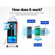 Devanti Evaporative Air Cooler Fan Conditioner 8L - Appliances > Air Conditioners > Evaporative Coolers