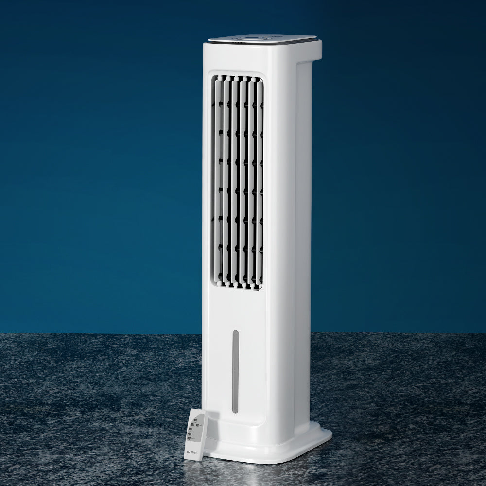 Devanti Tower Evaporative Air Cooler Conditioner Portable Cool Fan Humidifier 6L - Appliances > Air Conditioners >