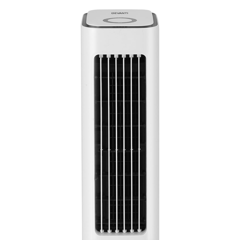 Devanti Tower Evaporative Air Cooler Conditioner Portable Cool Fan Humidifier 6L - Appliances > Air Conditioners >