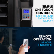 POLYCOOL 130L 750W Evaporative Air Cooler Commercial Industrial Grade Remote Control Purifier Fan - Appliances > Air