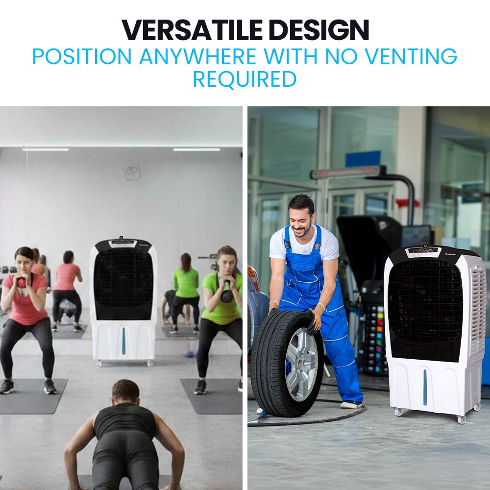 POLYCOOL 450W 80L Evaporative Air Cooler Commercial Grade Remote Control Fan - Appliances > Air Conditioners >