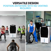 POLYCOOL 450W 80L Evaporative Air Cooler Commercial Grade Remote Control Fan - Appliances > Air Conditioners >