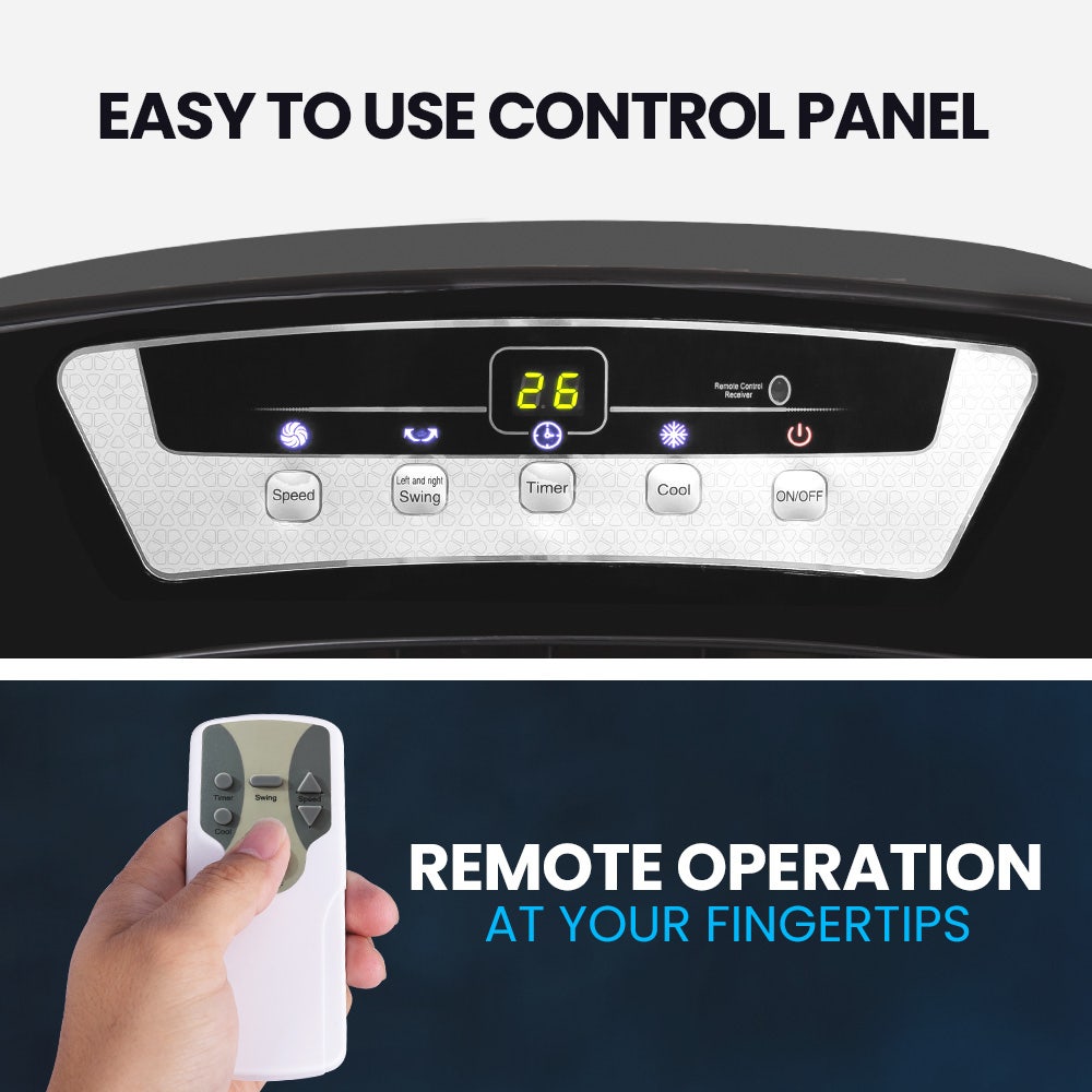 POLYCOOL 450W 80L Evaporative Air Cooler Commercial Grade Remote Control Fan - Appliances > Air Conditioners >