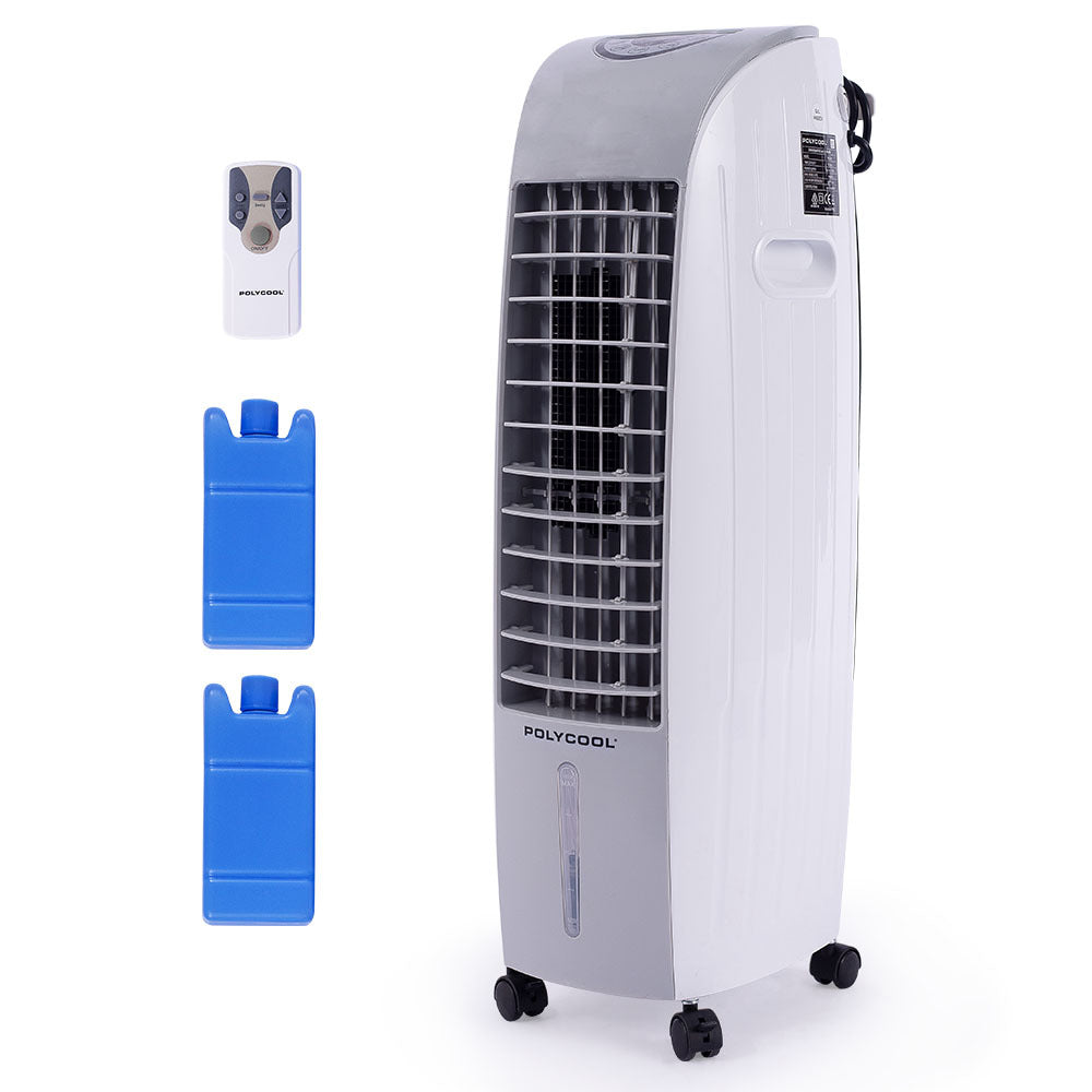 POLYCOOL 6L Portable Evaporative Air Cooler 24 Hour Timer 4 in 1 Cooling Fan - Appliances > Air Conditioners >