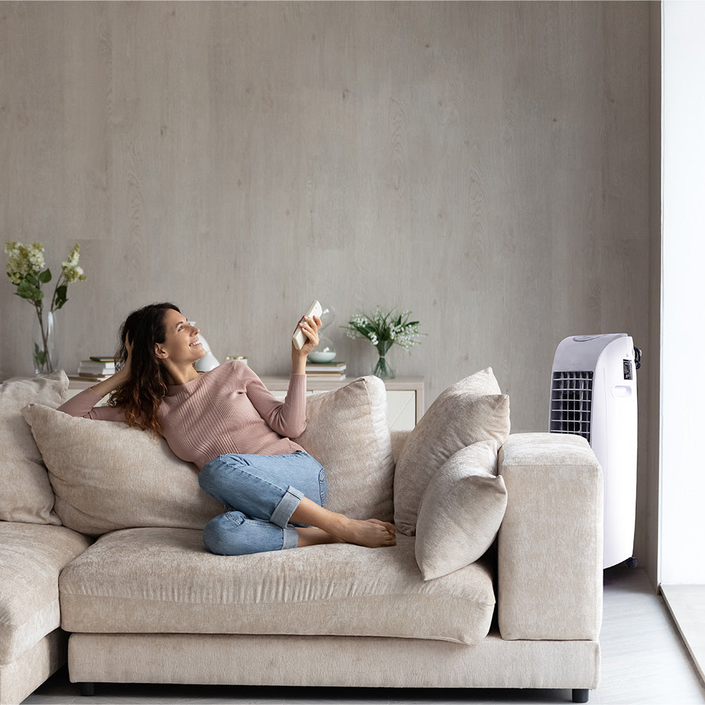 POLYCOOL 6L Portable Evaporative Air Cooler 24 Hour Timer 4 in 1 Cooling Fan - Appliances > Air Conditioners >