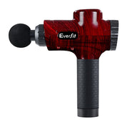 Everfit Massage Gun 30 Speed 6 Heads Vibration Muscle Massager Chargeable Red - Health & Beauty > Massage & Relaxation