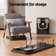 Everfit Pilates Reformer home Exercise Trainer Black