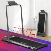 Everfit Treadmill Electric Walking Pad Under Desk Home Gym Fitness 380mm Grey