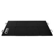 Folding Black Exercise Mat – Gymnastics, Martial Arts, Yoga, Karate & Judo Training