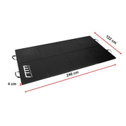 Folding Black Exercise Mat – Gymnastics, Martial Arts, Yoga, Karate & Judo Training