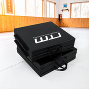 Folding Black Exercise Mat – Gymnastics, Martial Arts, Yoga, Karate & Judo Training