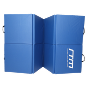 Folding Blue Exercise Mat – Gymnastics, Martial Arts, Yoga, Karate & Judo Training