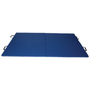 Folding Blue Exercise Mat – Gymnastics, Martial Arts, Yoga, Karate & Judo Training