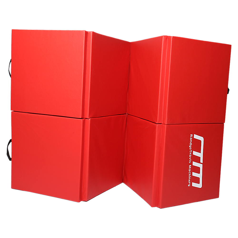 Folding Red Exercise Mat – Gymnastics, Martial Arts, Yoga, Karate & Judo Training