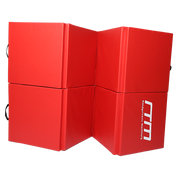 Folding Red Exercise Mat – Gymnastics, Martial Arts, Yoga, Karate & Judo Training