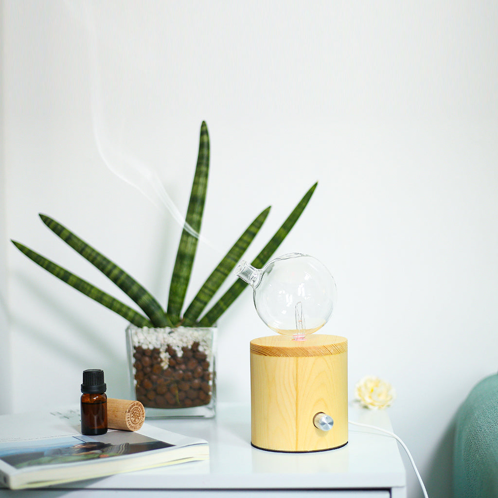Geometry Cylinder Nebuliser - Waterless Diffuser | Essential oil Burner | Aromatherapy| Home Fragrance - Appliances >