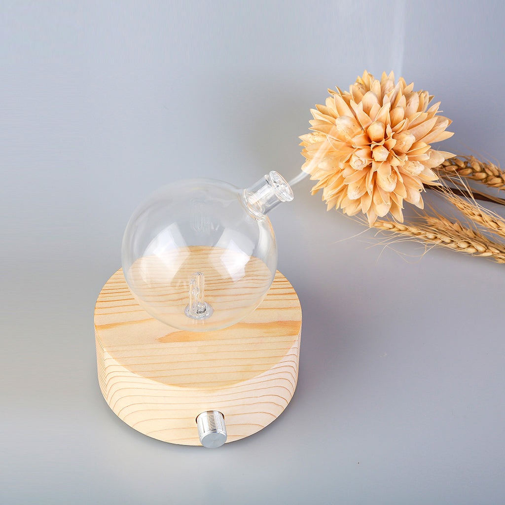 Geometry Round Nebuliser - Waterless Diffuser | Essential oil Burner | Aromatherapy| Home Fragrance - Appliances >