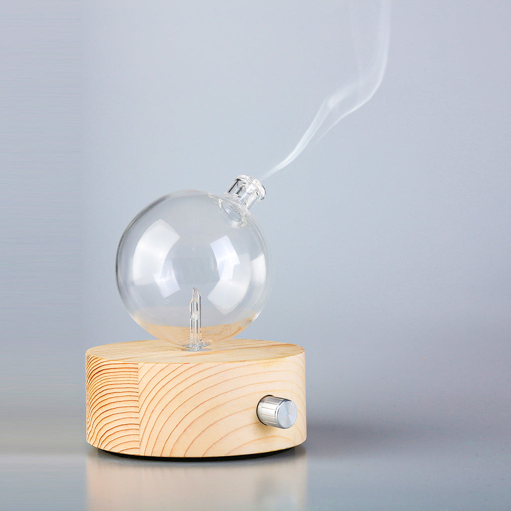 Geometry Round Nebuliser - Waterless Diffuser | Essential oil Burner | Aromatherapy| Home Fragrance - Appliances >