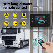 Giantz Diesel Air Heater All-in-one 12/24V 5KW LCD Remote Control for Car RV Indoors machinery