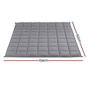 Giselle Bedding Weighted Blanket Fleece Sherpa Heavy Blanket 4.5KG