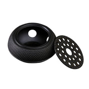 Black cast iron teapot warmer with perforated lid for GOMINIMO 1200ML Iron Teapot