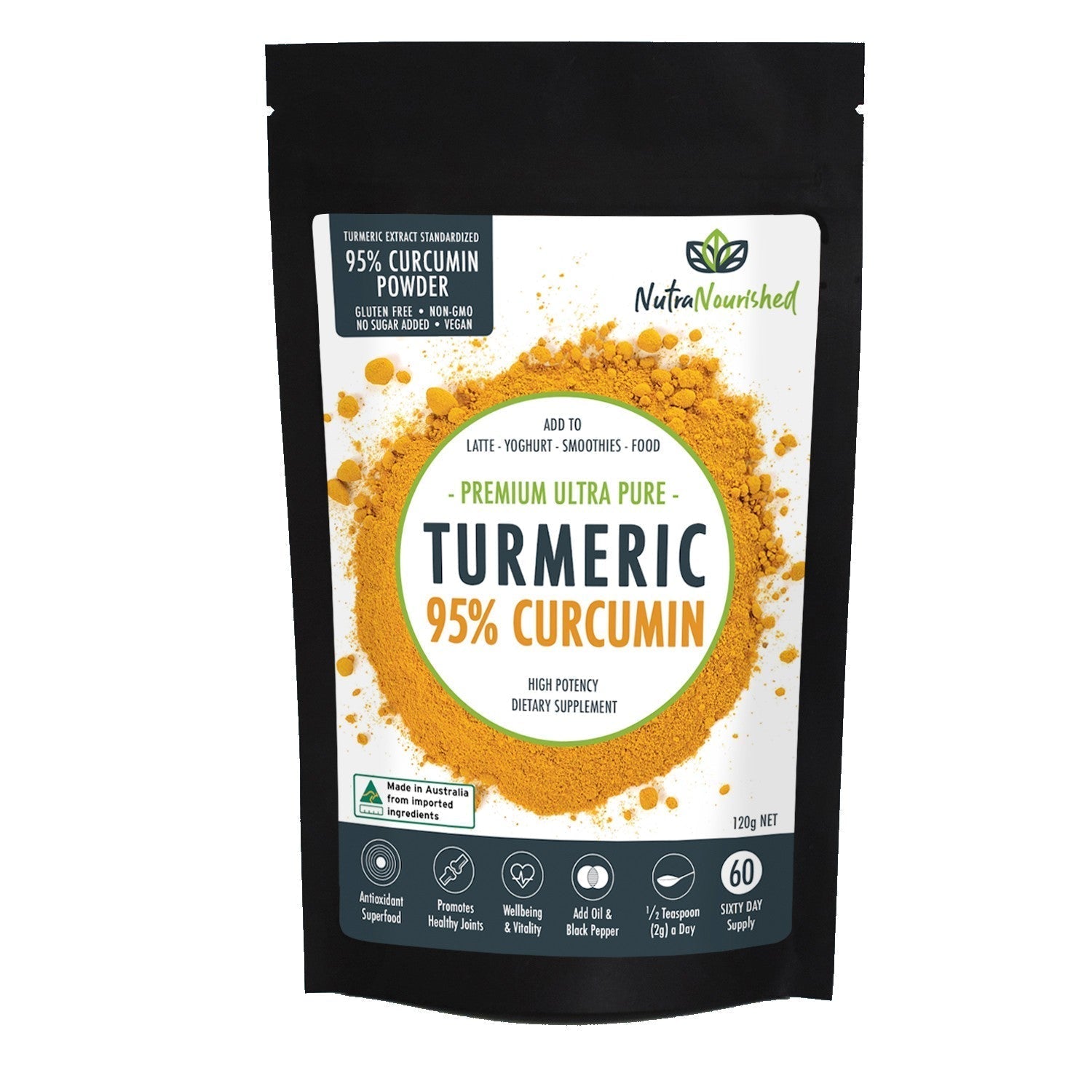 Good Gut Health and Faster Recovery with Fossil Shell Flour Curcumin and Electrolyte Powder - Health & Beauty >