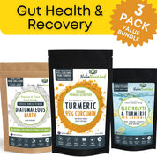 Good Gut Health and Faster Recovery with Fossil Shell Flour Curcumin and Electrolyte Powder - Health & Beauty >