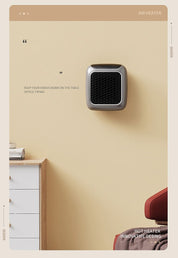 Gray Mini Wall Mount Heater