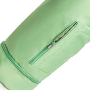 Green Durable Premium Yoga Mat Carry Bag - Multi-Functional Fitness Backpack with Wet Pocket(Mugs are filming props, not included)